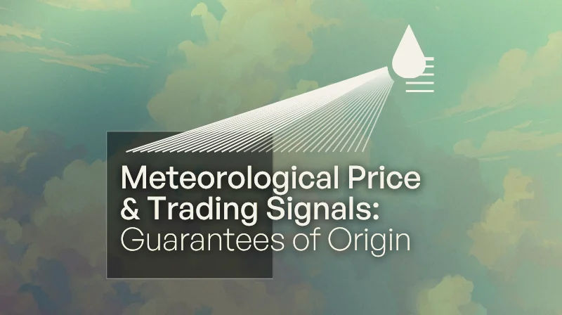 Watch The Weather: Meteorological Price Signals For European Guarantees Of Origin (GOs)